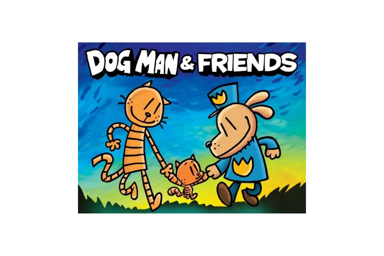 dog man and friends