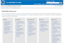 Disability Resources screenshot