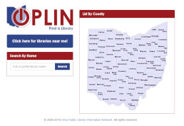 Find an Ohio Public Library screenshot
