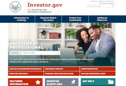 Investor.gov screenshot