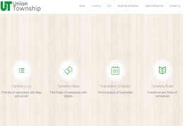 Union Township Cemeteries screenshot