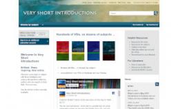 Very Short Introductions screenshot