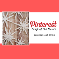 Pinterest Craft of the Month December 2018 