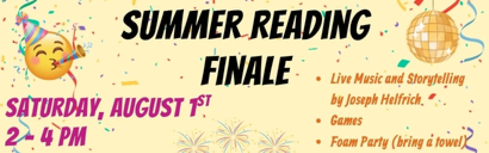 Summer Reading Finale 2026