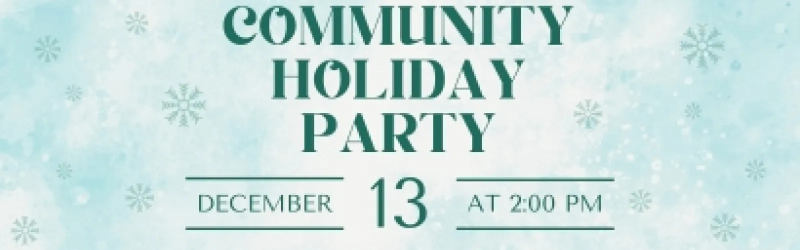 community holiday party