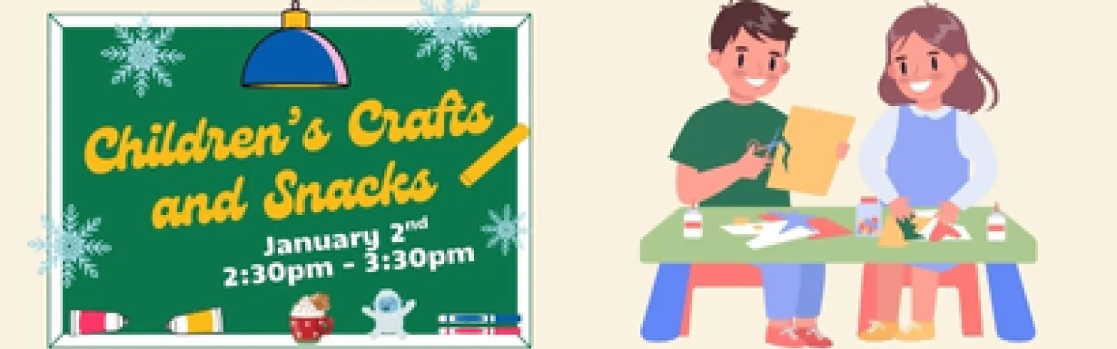 children's crafts and snacks