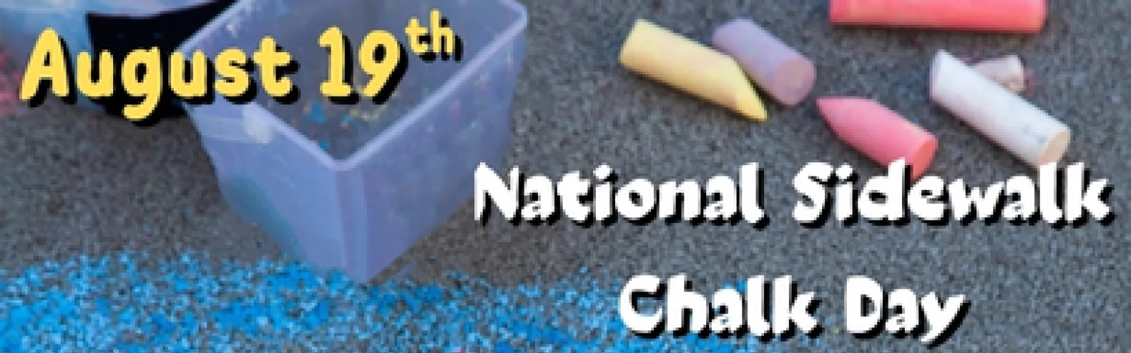 National Sidewalk Chalk Day