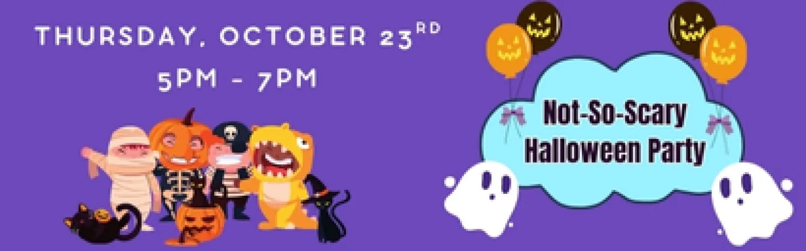 not-so-scary halloween party