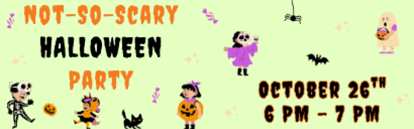 not-so-scary halloween party