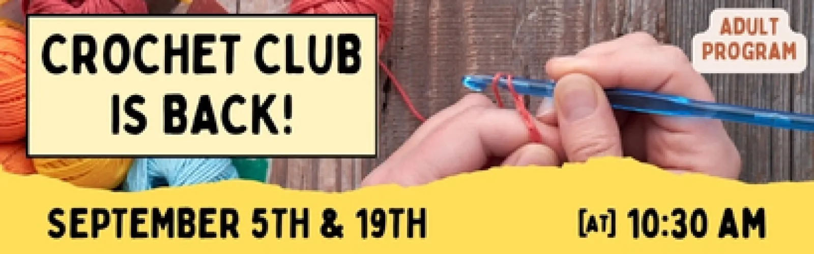 Crochet Club is Back