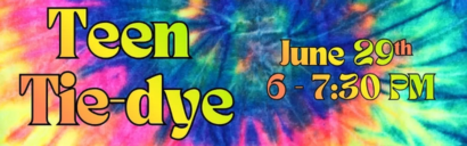 Teen Tie-dye
